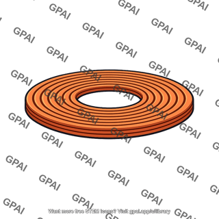 Flat horizontal circular coil