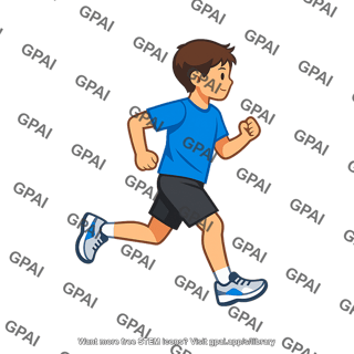 Boy running