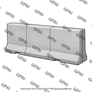 Concrete wall barrier