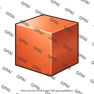 Solid copper cube