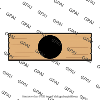 Cardboard strip dot