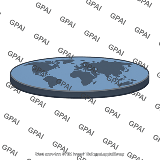 Earth flat disk