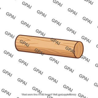 Wooden cylinder