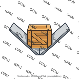 Crate in trough