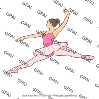 Ballet dancer tour jete
