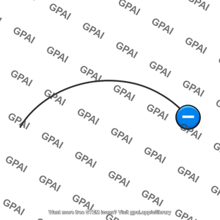 Electron on circular arc