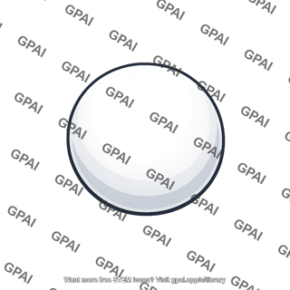 White sphere
