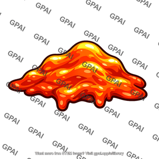 Molten magma