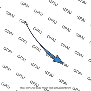 Curved arrow