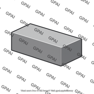 Rectangular target slab