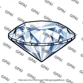 Faceted diamond