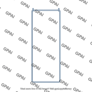 Rectangular conducting loop hanging