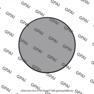 Solid cylindrical conductor cross section
