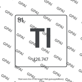 Thallium element cell