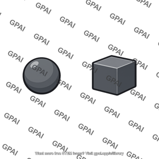 Sphere and cube