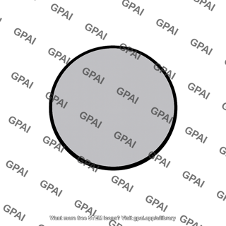 Circular wire cross section shaded