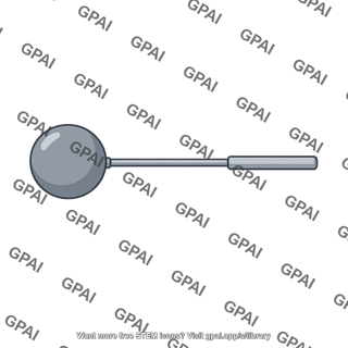 Conducting sphere with insulating handle