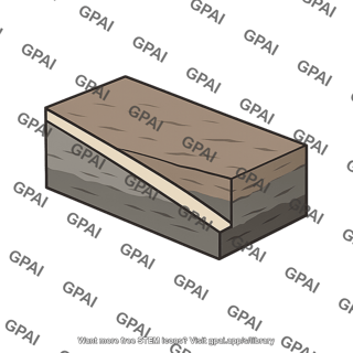 Rock fault plane