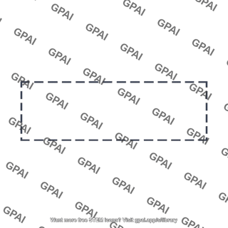 Dashed rectangular path
