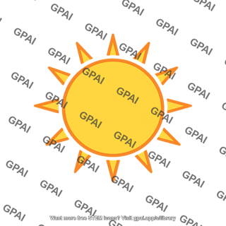 Sun icon rays