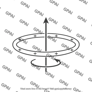 Rotating charged ring