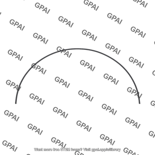 Half circle path