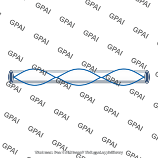 Standing sound wave open pipe third harmonic