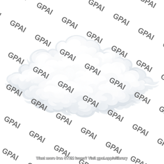 Fluffy cloud