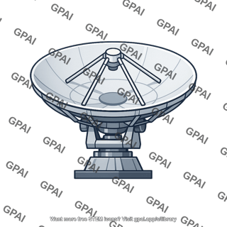 Surveillance radar dish