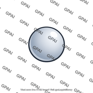 Gas molecule particle