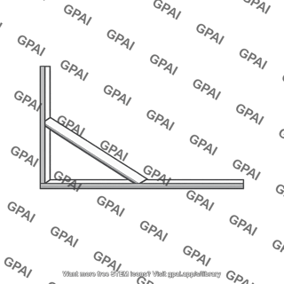 Right angle rail pair
