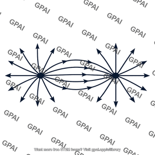Stylized electric field pattern