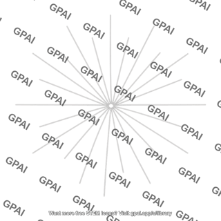 Radial burst pattern