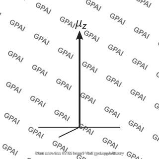 Spin magnetic dipole moment z component