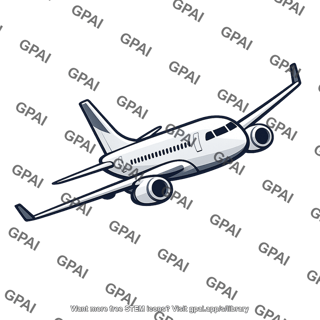 Airplane banked