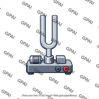 Electrically driven tuning fork