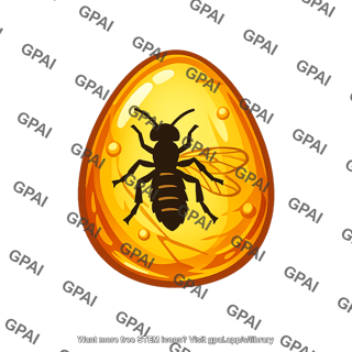 Insect in amber