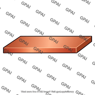 Copper capacitor plate
