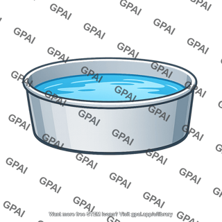 Tub of water