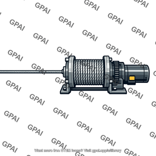 Motorized winch