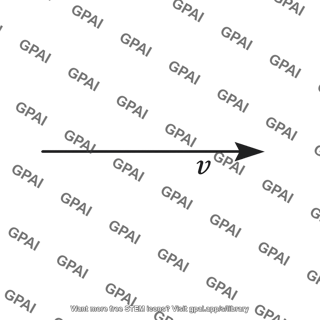 Velocity arrow