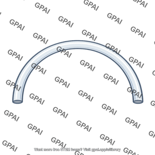 Semicircular tube