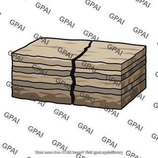 Rock layer joint