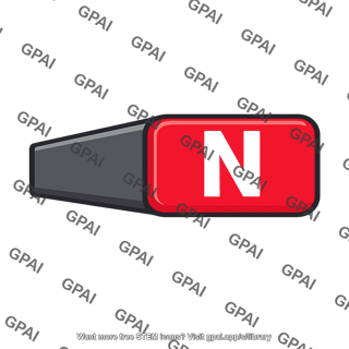 Bar magnet north pole
