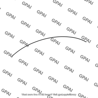 Particle path curved