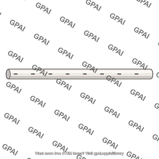 Charged nonconducting rod