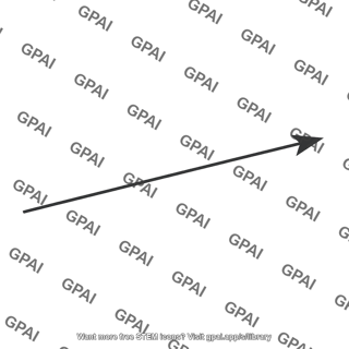 Vector arrow scaled positive