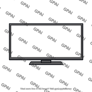 Television set flat screen