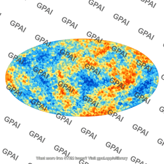 Universe color coded 379000 years old