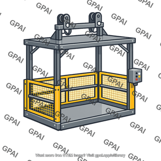 Construction elevator cab